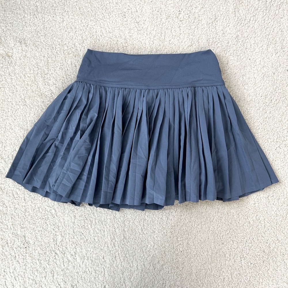 Aerie Blue Pleated Tennis Skirt